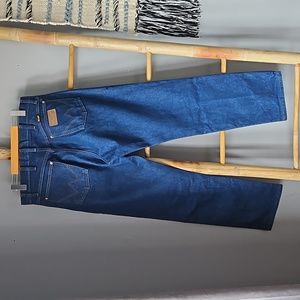 Vintage Wrangler Blue Denim Jeans Super High Rise